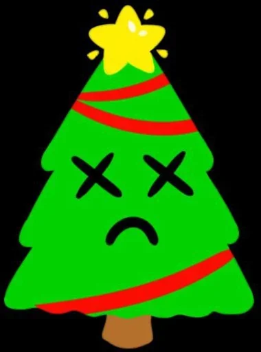 😣 Стикер «Christmas Tree» для Telegram