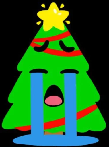 😭 Стикер «Christmas Tree» для Telegram