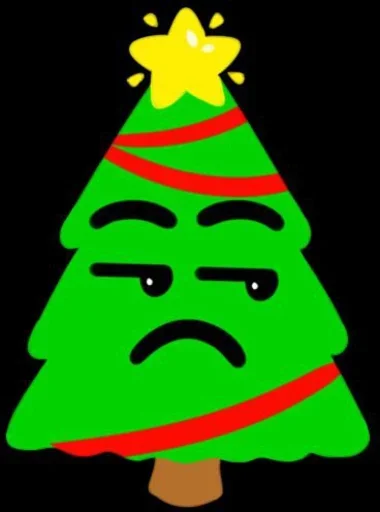 😒 Стикер «Christmas Tree» для Telegram