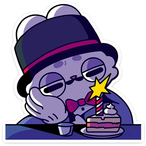 🎂 Стикер «Кристо» для Telegram