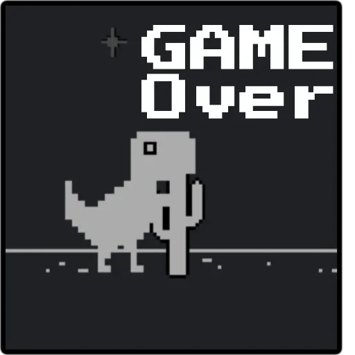 👋 Стикер «ChromeDino» для Telegram