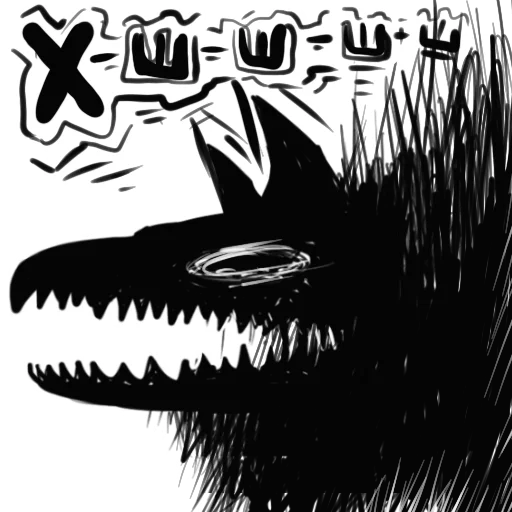 ⚫ Стикер «chthonic» для Telegram