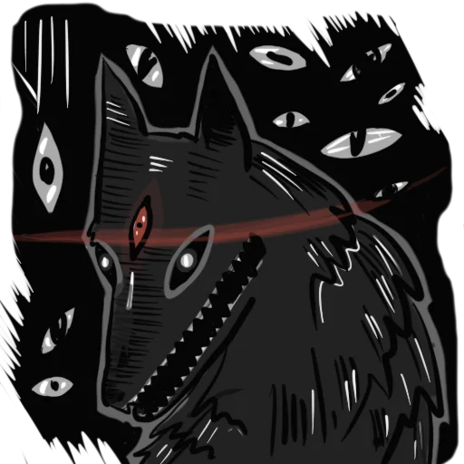🐺 Стикер «chthonic» для Telegram