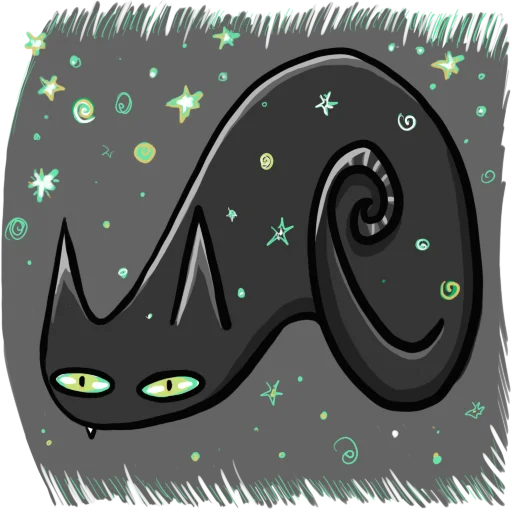 😺 Стикер «chthonic» для Telegram