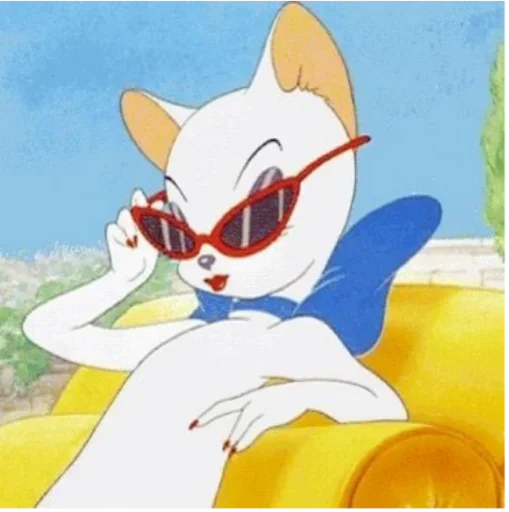 😏 Стикер «Что курит мультипликатор» для Telegram