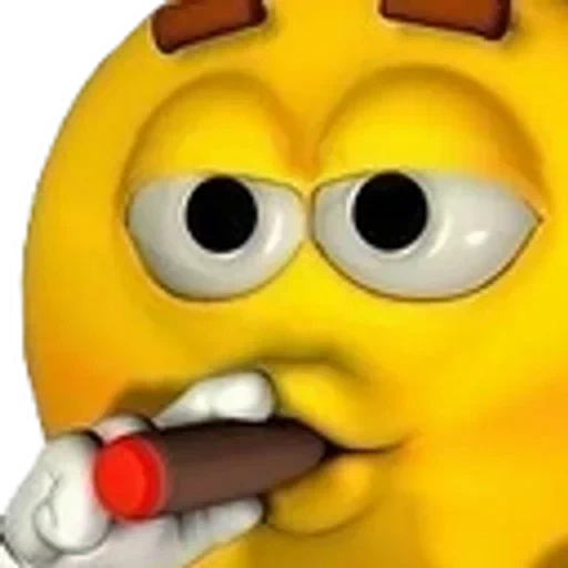 🚬 Стикер «Что-то жёлтое» для Telegram
