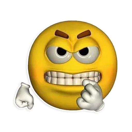 😠 Стикер «Что-то жёлтое» для Telegram