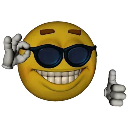 😎 Стикер «Что-то жёлтое» для Telegram