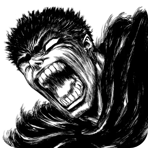 🤬 Стикер «Berserk and Vinland saga» для Telegram