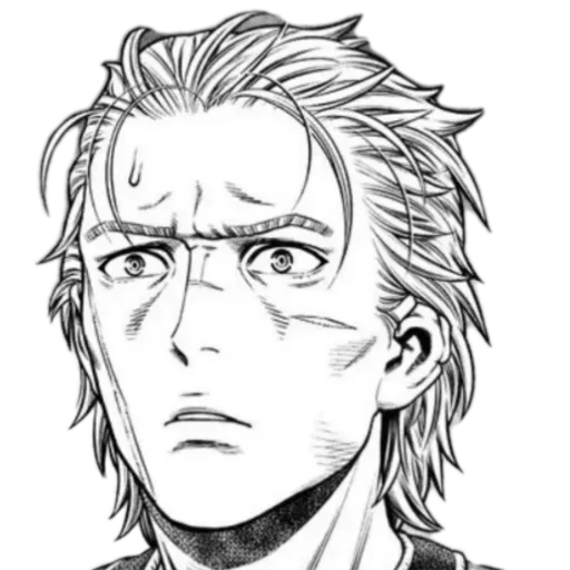😥 Стикер «Berserk and Vinland saga» для Telegram