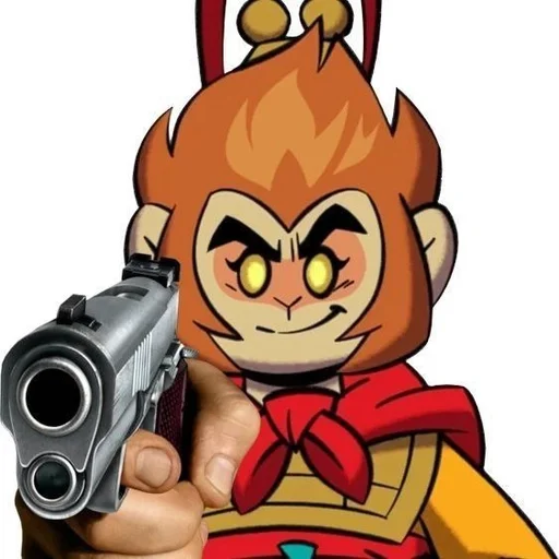 😈 Стикер «Monkey Kid» для Telegram