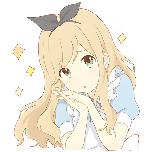 😇 Стикер «Чудесная Алиса» для Telegram