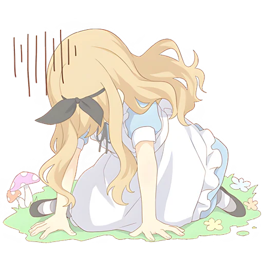 😞 Стикер «Чудесная Алиса» для Telegram