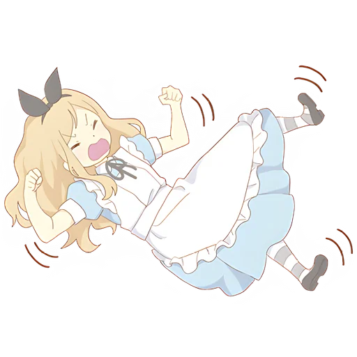 😵 Стикер «Чудесная Алиса» для Telegram