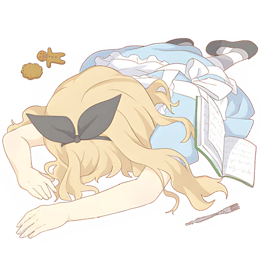 😞 Стикер «Чудесная Алиса» для Telegram