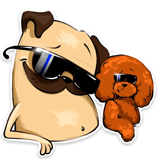 😎 Стикер «Chubaka&Woody» для Telegram