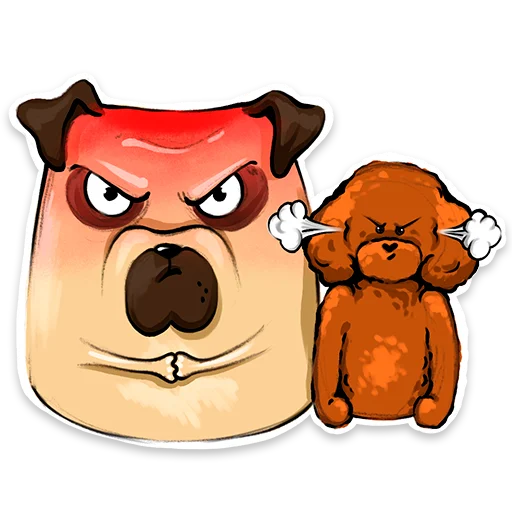 😤 Стикер «Chubaka&Woody» для Telegram