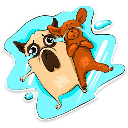 😭 Стикер «Chubaka&Woody» для Telegram