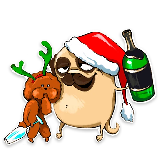 🍾 Стикер «Chubaka&Woody» для Telegram