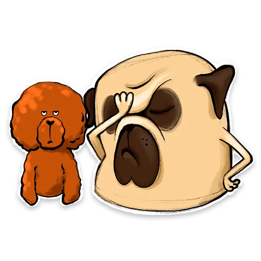 🤦‍♀️ Стикер «Chubaka&Woody» для Telegram