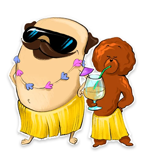 👙 Стикер «Chubaka&Woody» для Telegram