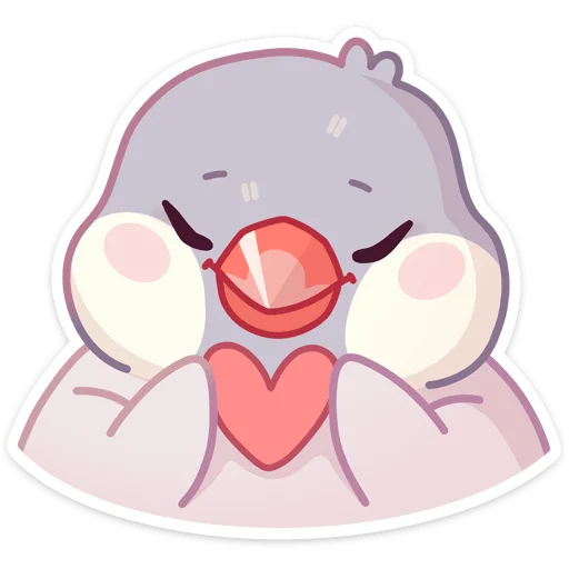 ❤️ Стикер «Пухлик» для Telegram