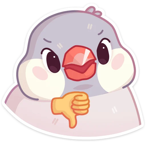 👎 Стикер «Пухлик» для Telegram