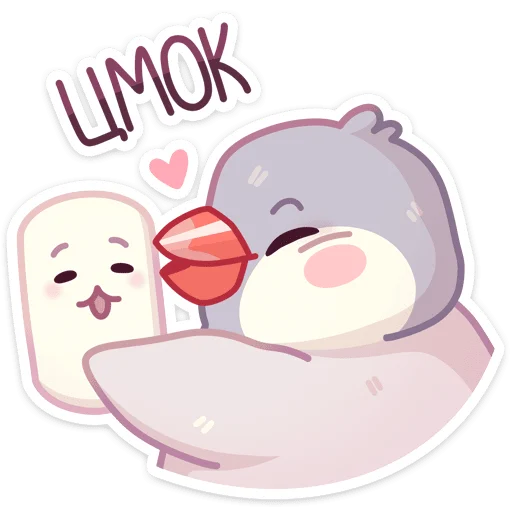 😘 Стикер «Пухлик» для Telegram