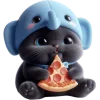 🍕 Эмодзи «Пушистый слоник» для Telegram