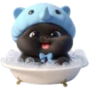 🛁 Эмодзи «Пушистый слоник» для Telegram