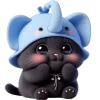 🥹 Эмодзи «Пушистый слоник» для Telegram