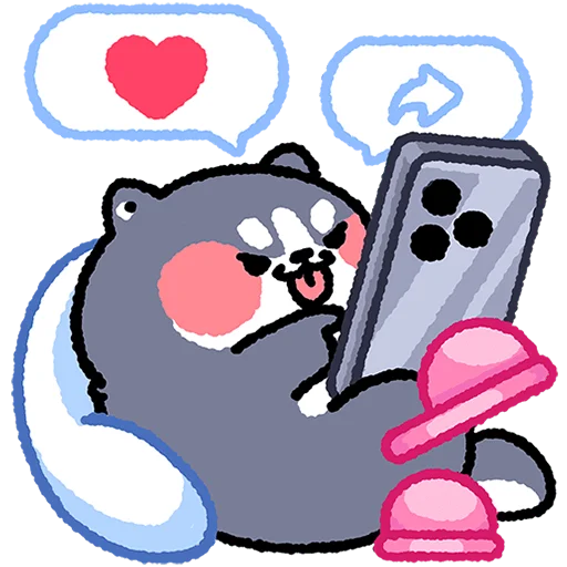❤️ Стикер «Дук Без Текста» для Telegram
