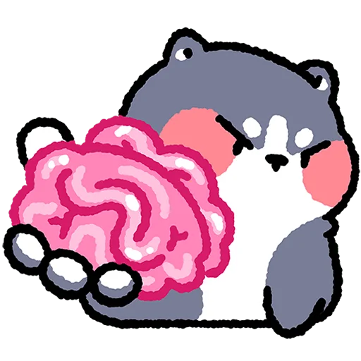 🧠 Стикер «Дук Без Текста» для Telegram