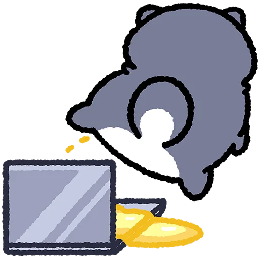 🫥 Стикер «Дук Без Текста» для Telegram