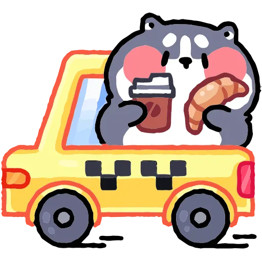 🚕 Эмодзи «Дук» для Telegram