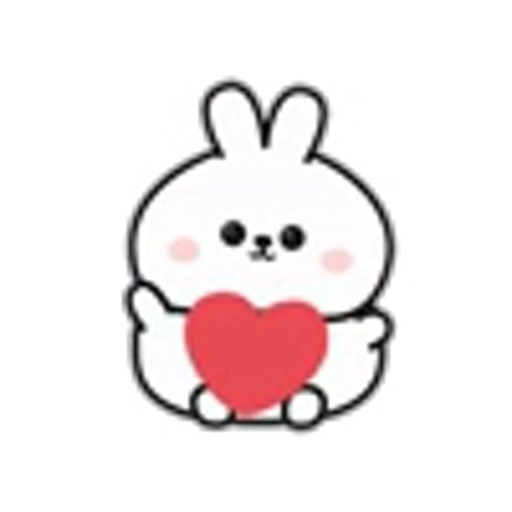 ❤️ Эмодзи «Chub Bunny» для Telegram