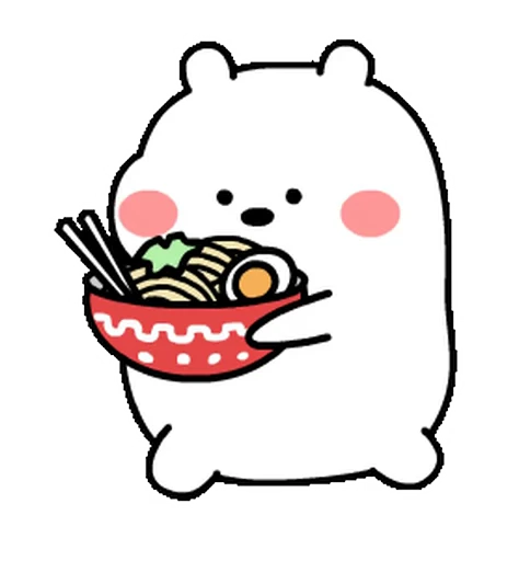 🍜 Стикер «Chub Bear» для Telegram