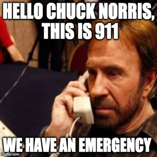 🙁 Стикер «Chuck Norris» для Telegram