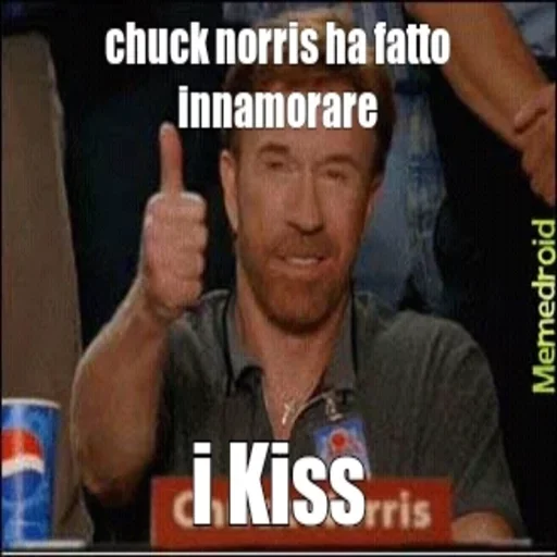 🥳 Стикер «Chuck Norris» для Telegram