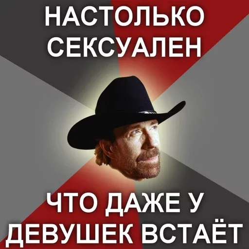 ☹️ Стикер «Chuck Norris» для Telegram