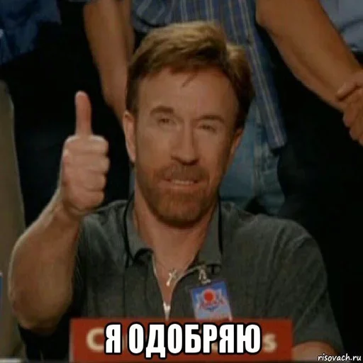 🤨 Стикер «Chuck Norris» для Telegram