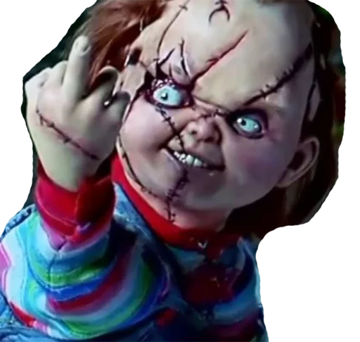 Стикерпак chucky doll для Telegram