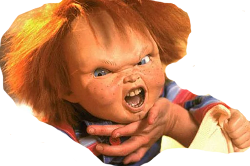 😡 Стикер «chucky doll» для Telegram
