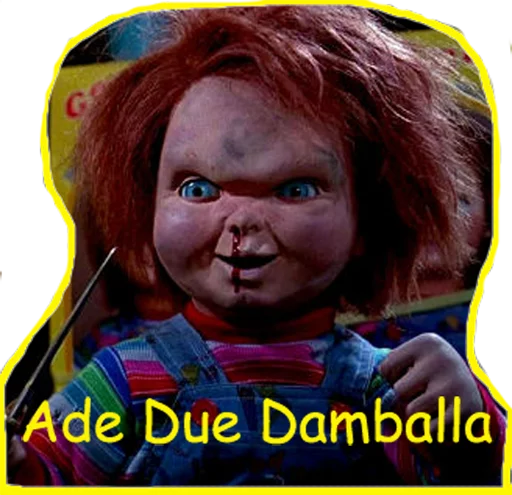 👽 Стикер «chucky doll» для Telegram