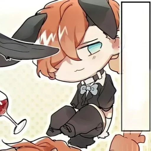 🍸 Стикер «Chuuya Nakahara» для Telegram