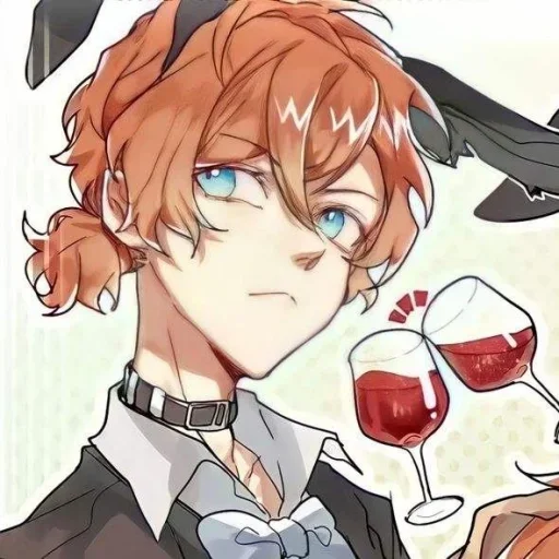 🍸 Стикер «Chuuya Nakahara» для Telegram