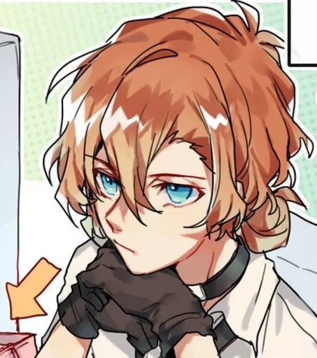 🍷 Стикер «Chuuya Nakahara» для Telegram