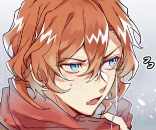 🍷 Стикер «Chuuya Nakahara» для Telegram