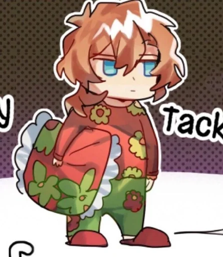 🍷 Стикер «Chuuya Nakahara» для Telegram