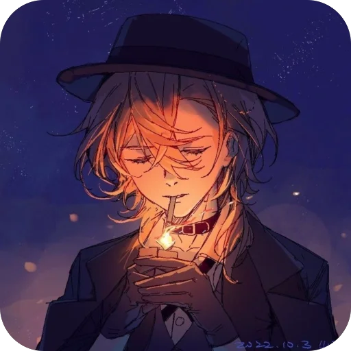 🎩 Стикер «Chuuya» для Telegram